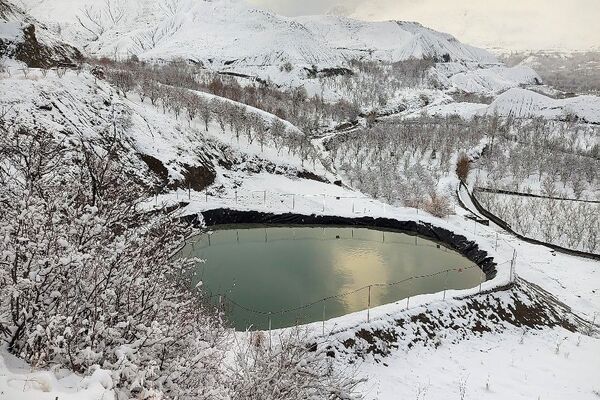 برف بارید و خدا پاکی خود را به شهر زیبایی بار هدیه کرد