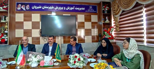استقبال از دانش آموز شیروانی دارنده مدال برنز جهانی المپیاد علوم زمین
