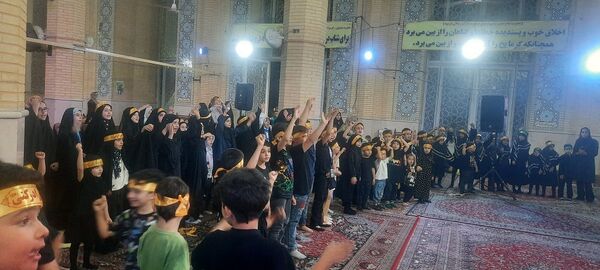  مراسم عزاداری شهادت‌حضرت رقیه (س) در مصلی کرج