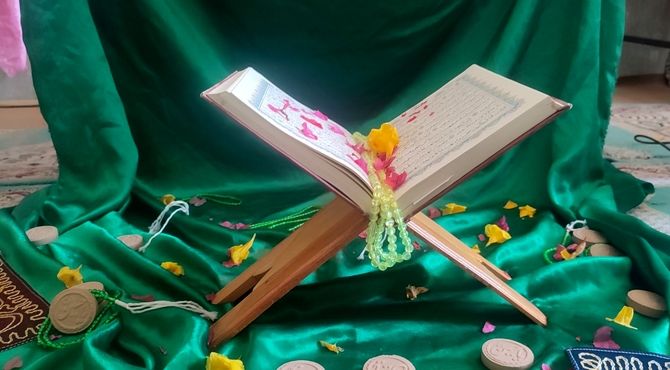  پیش اجلاسیه نماز در آموزشگاه فروغ 