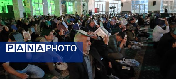 برگزای مراسم شب قدر و نوزدهم ماه رمضان در امامزاده سید حمزه کاشمر