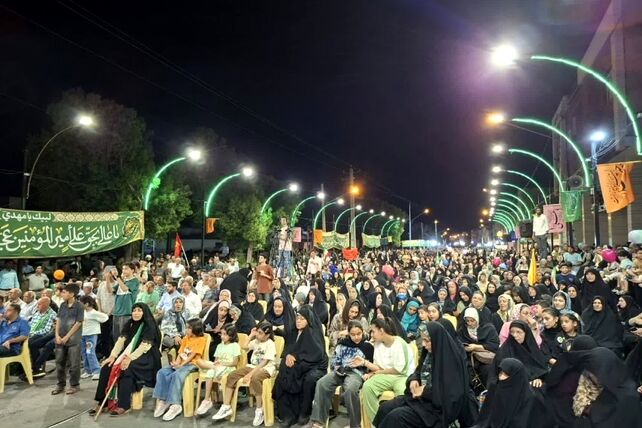 مهمانی یک کیلومتری عید غدیر در لارستان