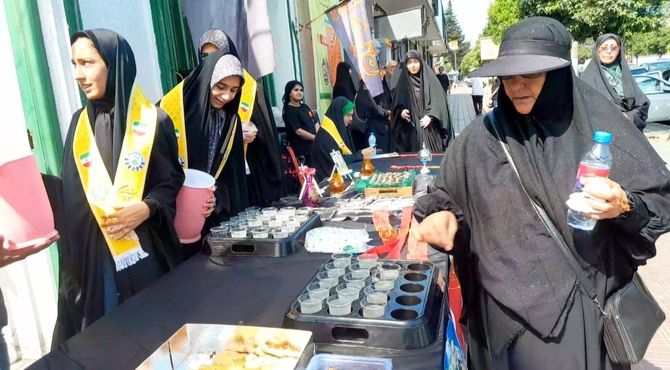 موکب دانش‌آموزی امام رضا(ع) در بابلسر 