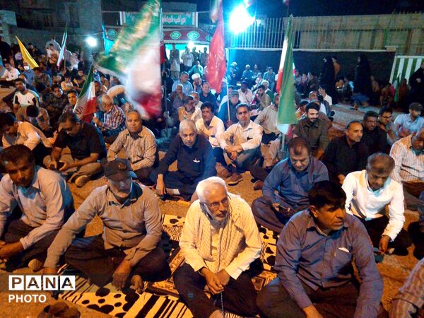 حماسه‌ای دیگر در شهرستان کهنوج با حضور مردم 
