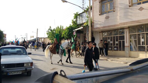 علم‌ گردانی آیین‌ هر ساله‌ شهر وردنجان