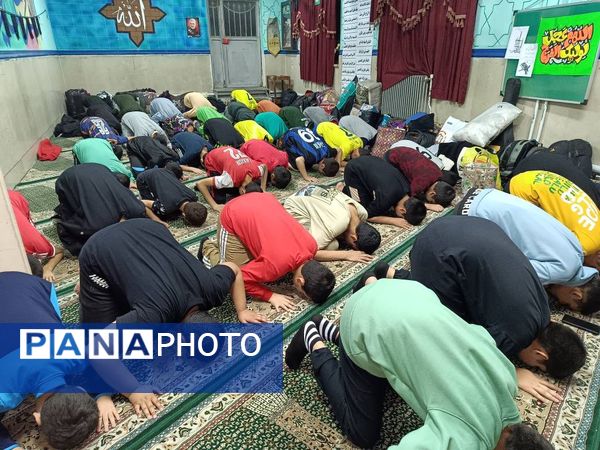 برگزاری اردوی درون مدرسه‌ای با عنوان «شبی در فرنو» در دبیرستان فرنو شهرستان قدس