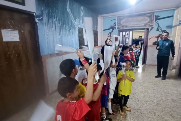 مسابقه ورزشی «روز پدر و پسری» طرح شهید خرازی در دبستان پسرانه علامه طباطبایی پیشوا