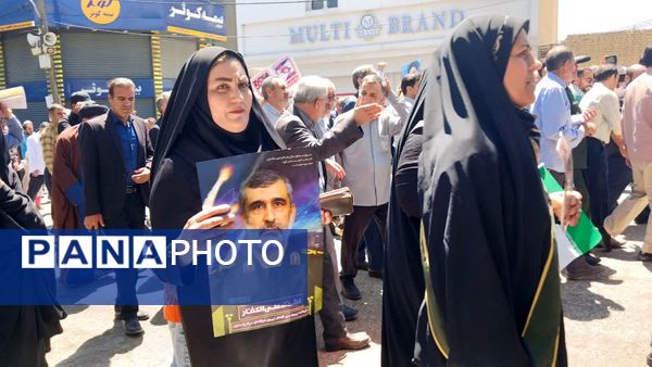 راهپیمایی جمعه نصر و خشم در یاسوج
