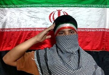 پسران خونخواه رهبر شهید در شهرستان نیشابور 