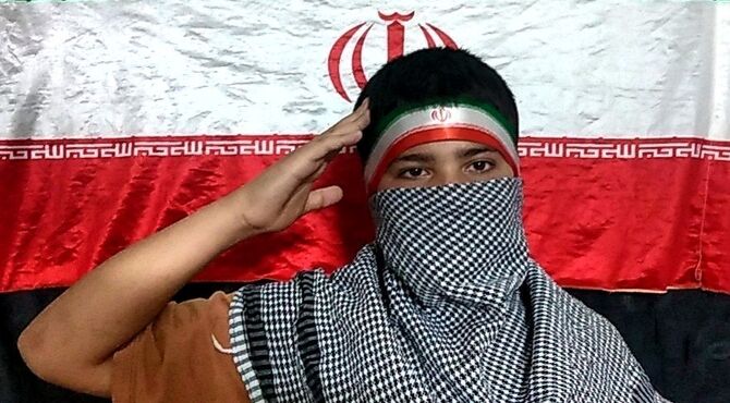 پسران خونخواه رهبر شهید در شهرستان نیشابور 