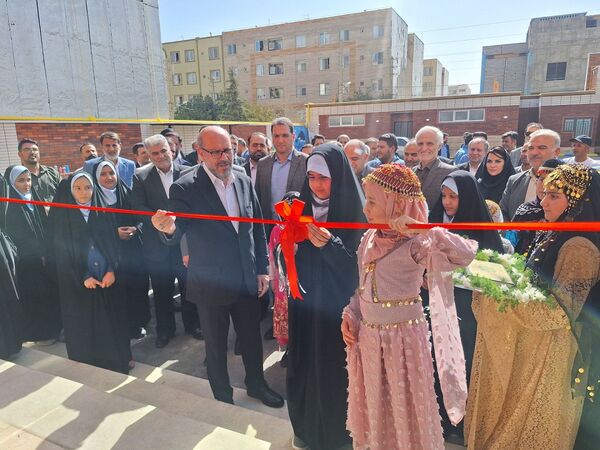 افتتاح 2 مدرسه جدید در شهرک وحدت نگارستان  در البرز 