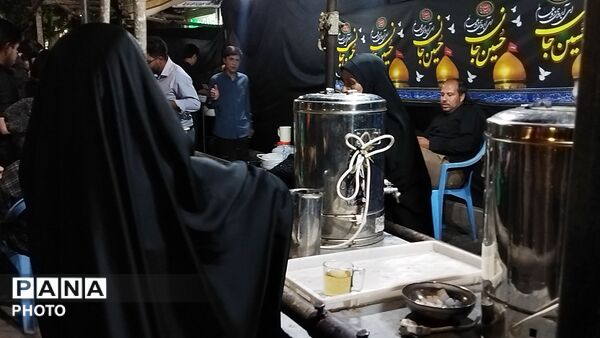 موکب شهدای روستای آهوان در دومین شب از ماه محرم ۱۴۰۵