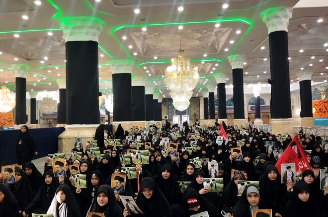 همایش دختران جان فدا در مسجد جمکران