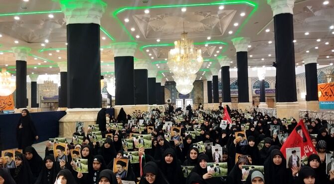 همایش دختران جان فدا در مسجد جمکران