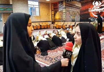 دورهمی افطاری دانش آموزان در حسینیه شهدای روستای جعفرآباد 