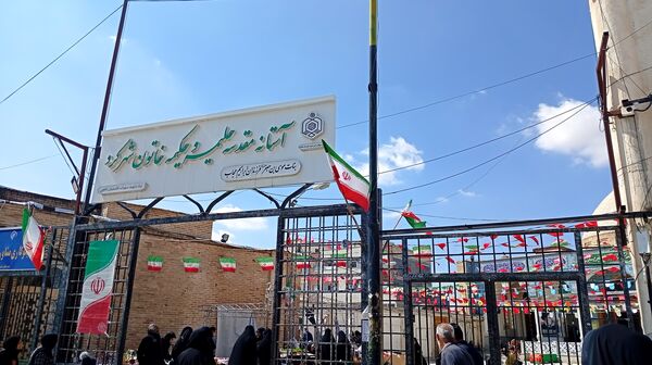 برپایی نمایشگاه هنرهای دستی در آستانه مقدس حلیمه و حکیمه خاتون شهرکرد