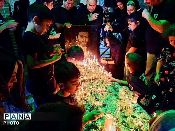 شب‌های نورانی سوگ و همدلی مردمان؛ در گلزار شهدای عباس آباد شهریار