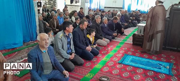 نماز عید سعید فطر در روستای نجف