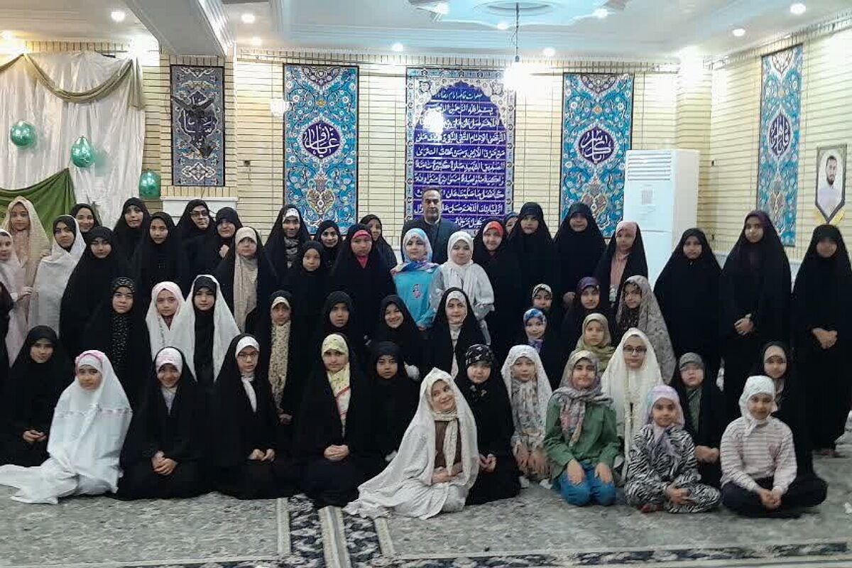 مراسم اختتامیه اعتکاف دانش آموزی در ناحیه دو شهرری 