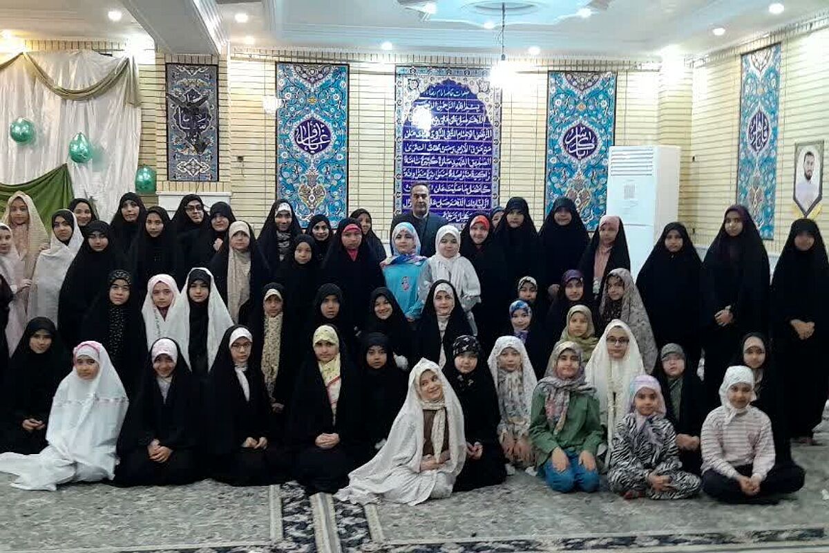 مراسم اختتامیه اعتکاف دانش آموزی در ناحیه دو شهرری 