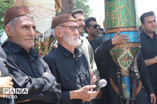 مراسم سوگواری عاشورا در فرخک، غار، بشرآباد و دربهشت با آداب سنتی