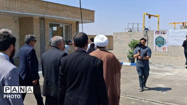 افتتاح تصفیه خانه فاضلاب شهرک صنعتی شهرستان کاشمر با حضور معاون وزیر صمت