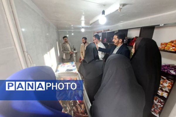 افتتاحیه پایگاه استاندارد تغذیه سالم مدرسه فتح