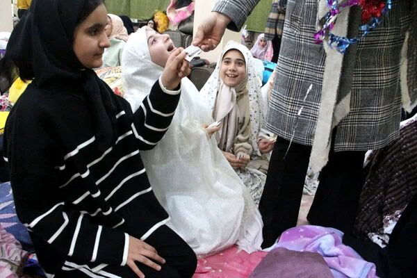 مراسم اعتکاف در مسجد الزهرا(س) قیامدشت