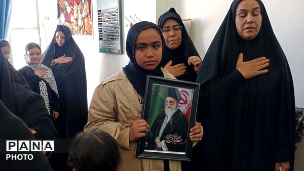 مراسم اربعین قائد امت در روستای نقاب خلیل آباد