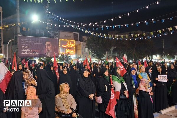 طنین مداحی جوان یاسین آملی در تجمعات شبانه
