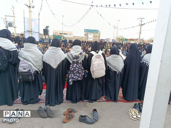 جلوه‌هایی از برگزاری نماز عید سعید فطر در شهر جعفریه قم