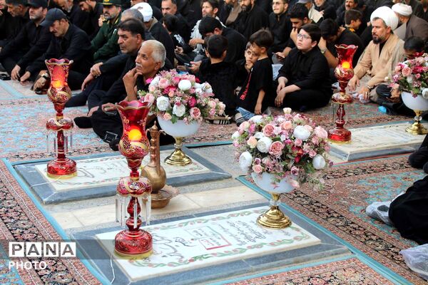 مراسم سالگرد شهیدان شاکری، پرتویان و سلگی در مسجد جمکران
