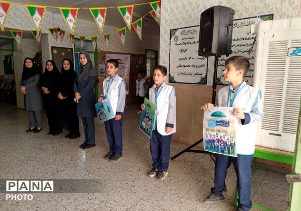 افتتاح اتاق بهداشت در مدرسه جیحون شهرستان خاتم