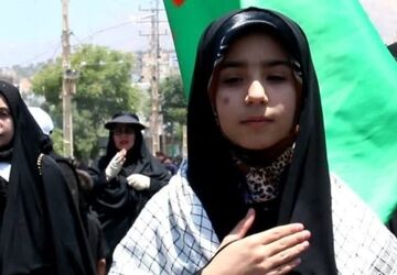 حضور پر شور نوجوانان یاسوجی در شب عاشورا
