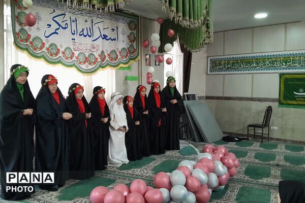جشن میلاد بانوی صبر و شکوه در مدرسه عباسقلی رهگذر