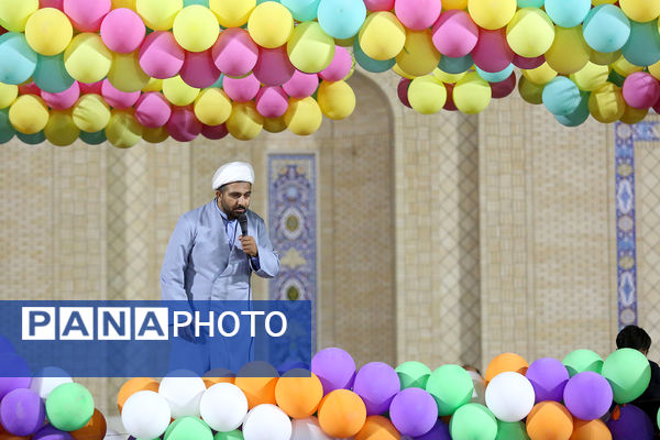 مراسم جشن میلاد پیامبر اکرم(ص) و امام جعفر صادق(ع) در حرم حضرت معصومه(س)