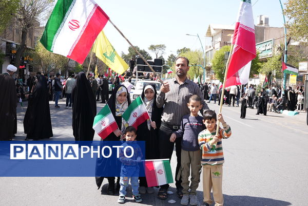 راهپیمایی روز قدس در یزد