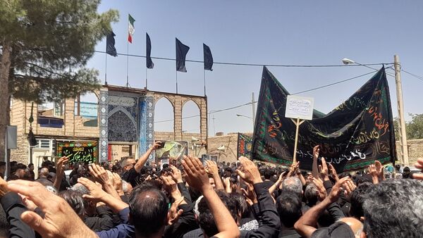 روز هشتم محرم دسته روی هیئت جانثاران ابوالفضلی روستای فدافن