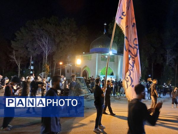 مراسم عزاداری شب عاشورا در پایگاه هوایی شهید دوران شیراز