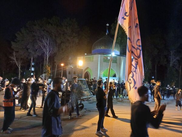 مراسم عزاداری شب عاشورا در پایگاه هوایی شهید دوران شیراز