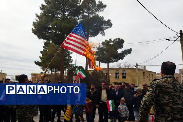 حضور گسترده مردم نیر در راهپیمایی ۲۲ بهمن
