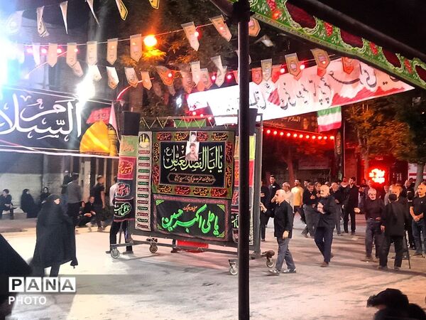 اجتماع عظیم عزاداران حسینی در میدان شهید بهشتی مریانج