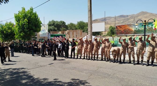 تجدید عهد جاماندگان اربعین با سیدالشهدا(ع) در هوراند