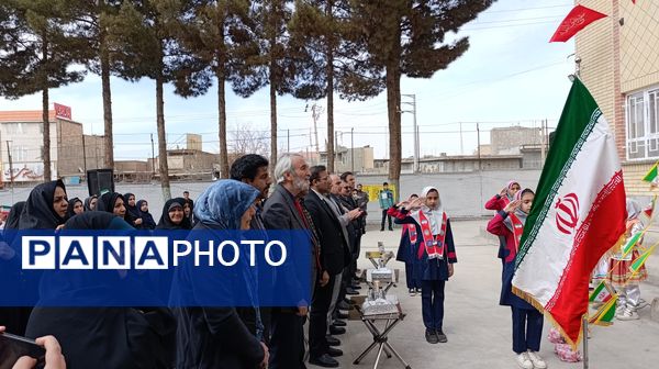 افتتاحیه آموزشگاه ۱۲ کلاسه‌ یاسمن خاکباز ۲ شهرستان نیشابور