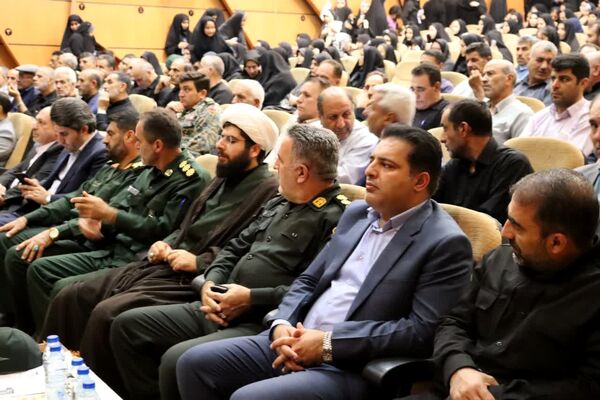 مراسم چهلم شهدای اقتدار در کوهدشت با حضور فرمانده سپاه حضرت ابوالفضل لرستان