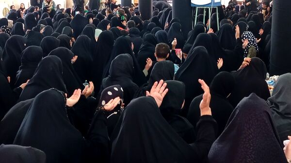 سربازان کوچک امام زمان در همایش شیرخوارگان حسینی شهرستان بن