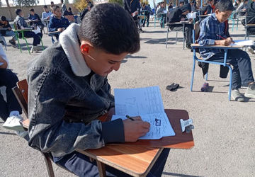مرحله نخست آزمون جامع در دبیرستان حمیدیا