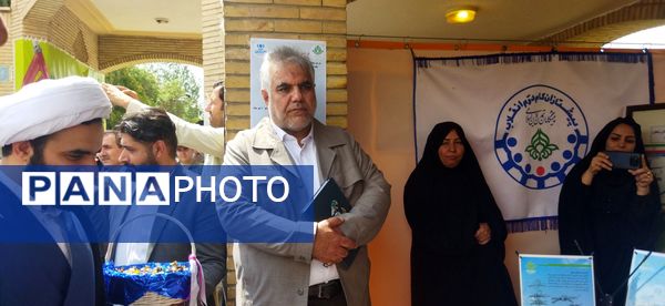 غرفه خبرگزاری پانا و سازمان دانش‌آموزی در مراسم افتتاحیه فعالیت‌های تابستانی