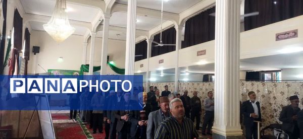 استقبال مردم شهر تیتکانلو از پرچم امام رضا(ع)