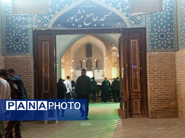 چایخانه حضرت زهرا در مسجد جامع نیشابور 